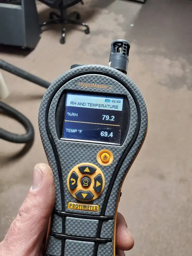 Moisture meter humidity assessment for Fire & Smoke Damage Restoration in Saranap